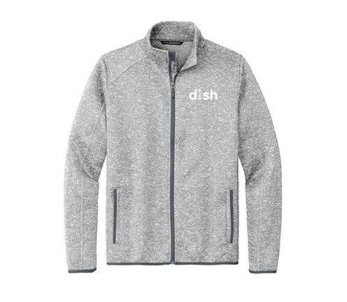 Sweater Fleece Jacket with Dish Logo